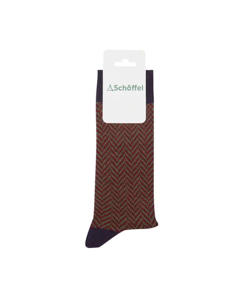 Schoffel Halkirk Sock Oxford Navy 7-11