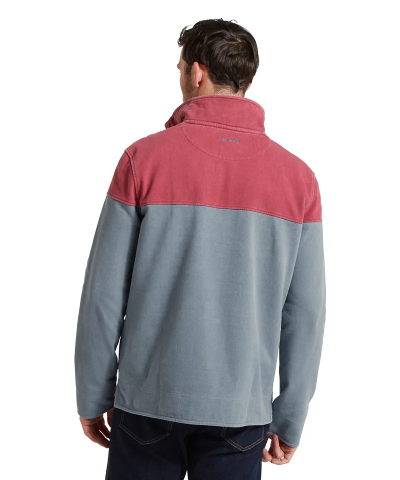 Schoffel Helford Heritage Sweatshirt Slate Red -3