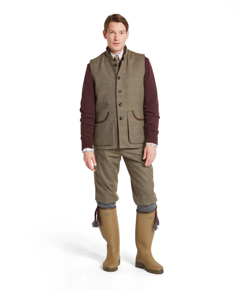 Schoffel Country Holcot Tweed Waistcoat in Lochlane-3