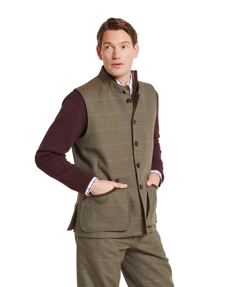 Schoffel Country Holcot Tweed Waistcoat in Lochlane-2
