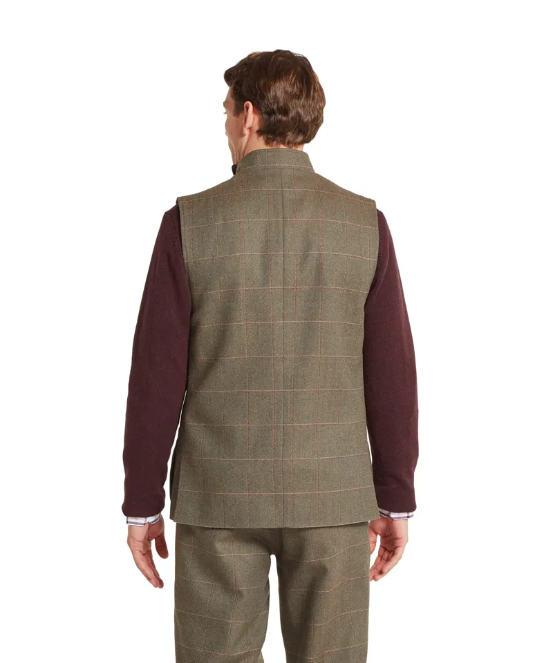 Schoffel Country Holcot Tweed Waistcoat in Lochlane-4