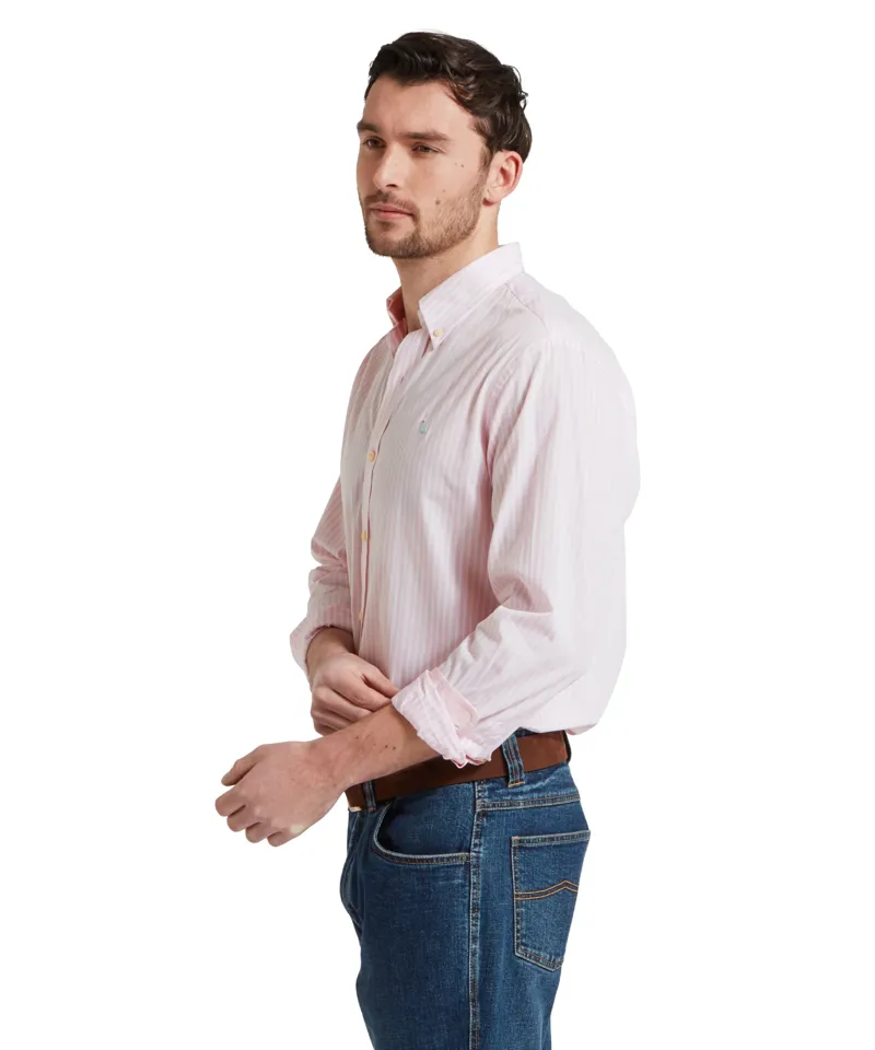 Schoffel Holme Striped Shirt Mauve Blush-3