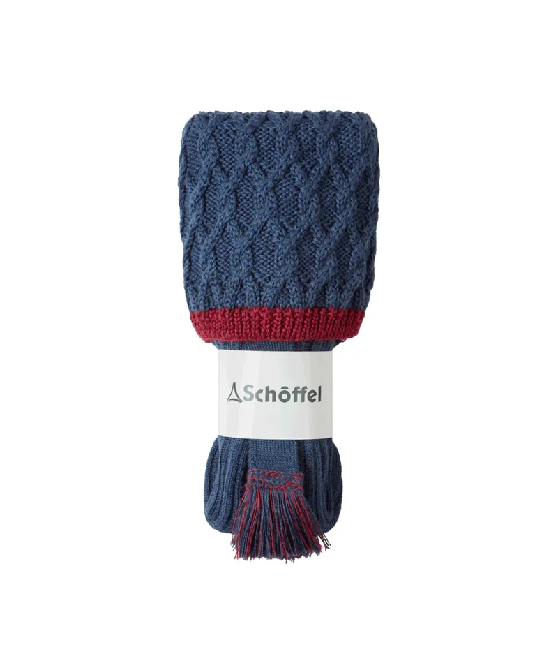 Schoffel Socks Lattice Men's French Navy