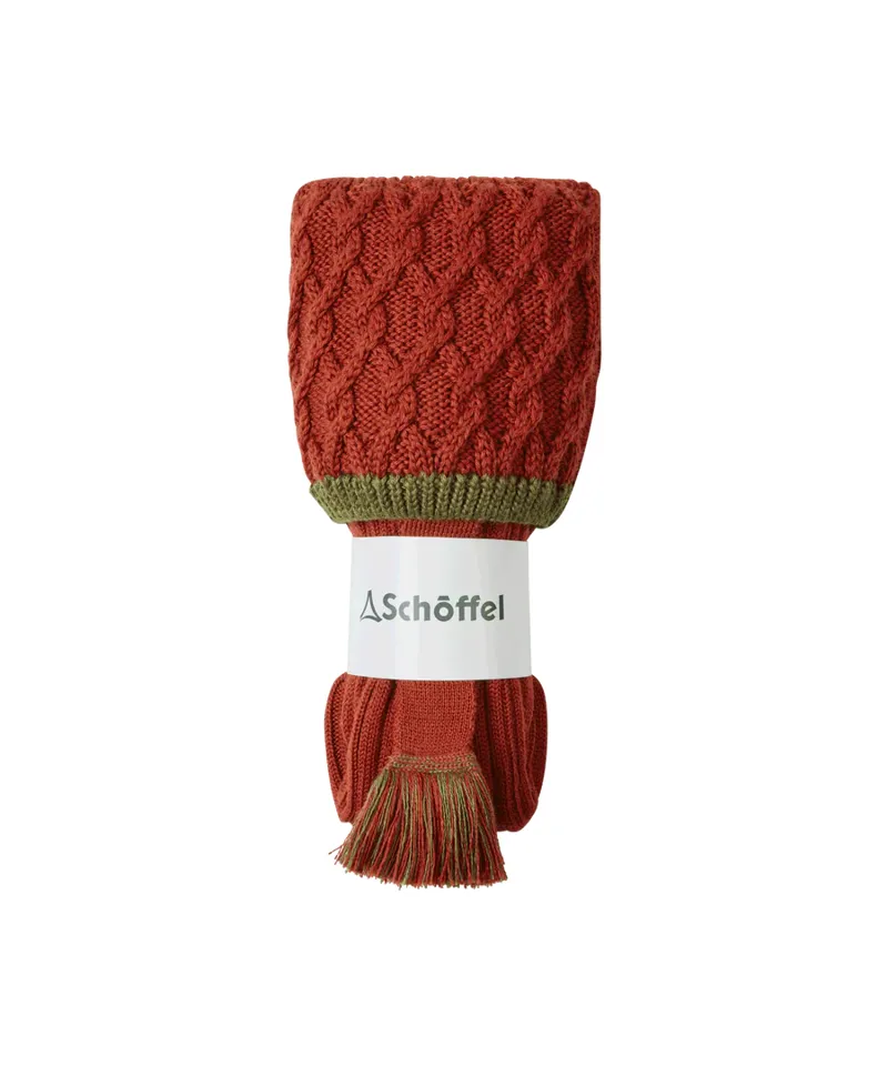 Schoffel Socks Lattice Men's Brick