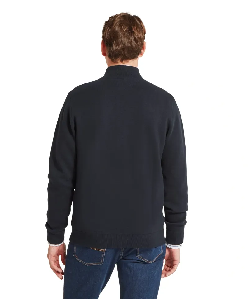 Schoffel Country Marlow Full Zip Jumper in Navy-4