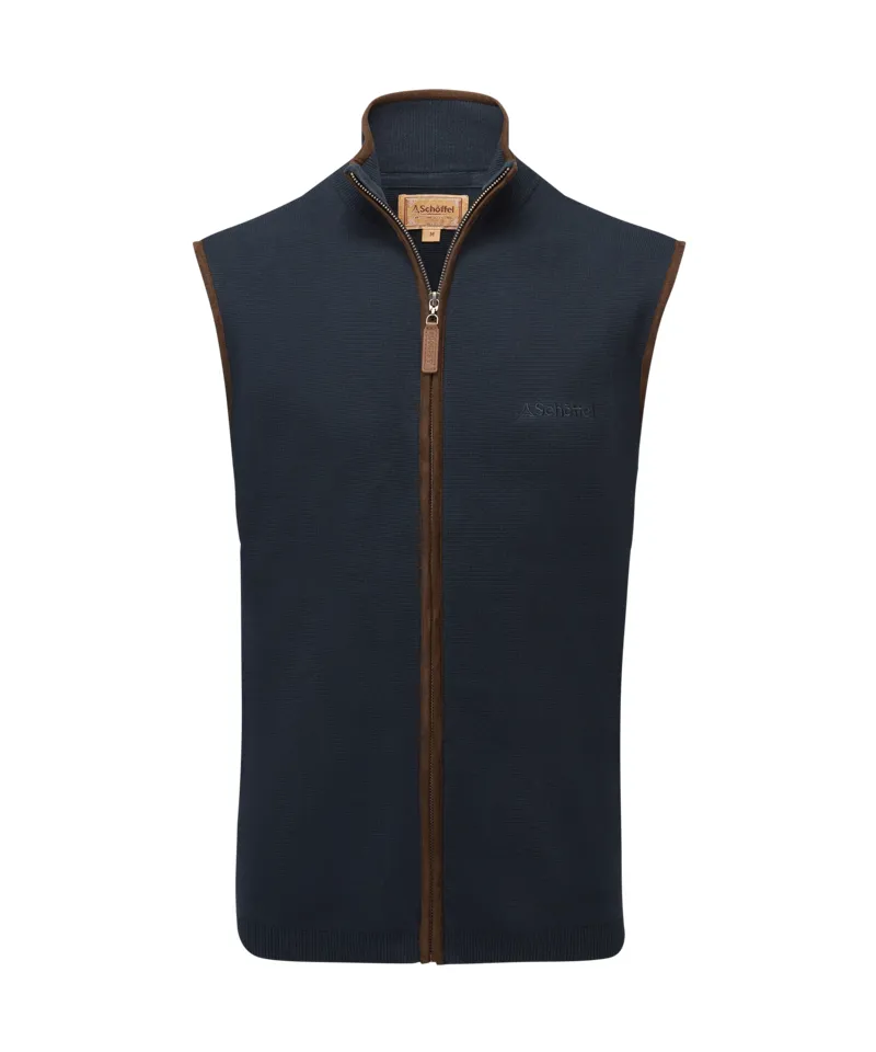 Schoffel Country Marlow Gilet in Navy-2