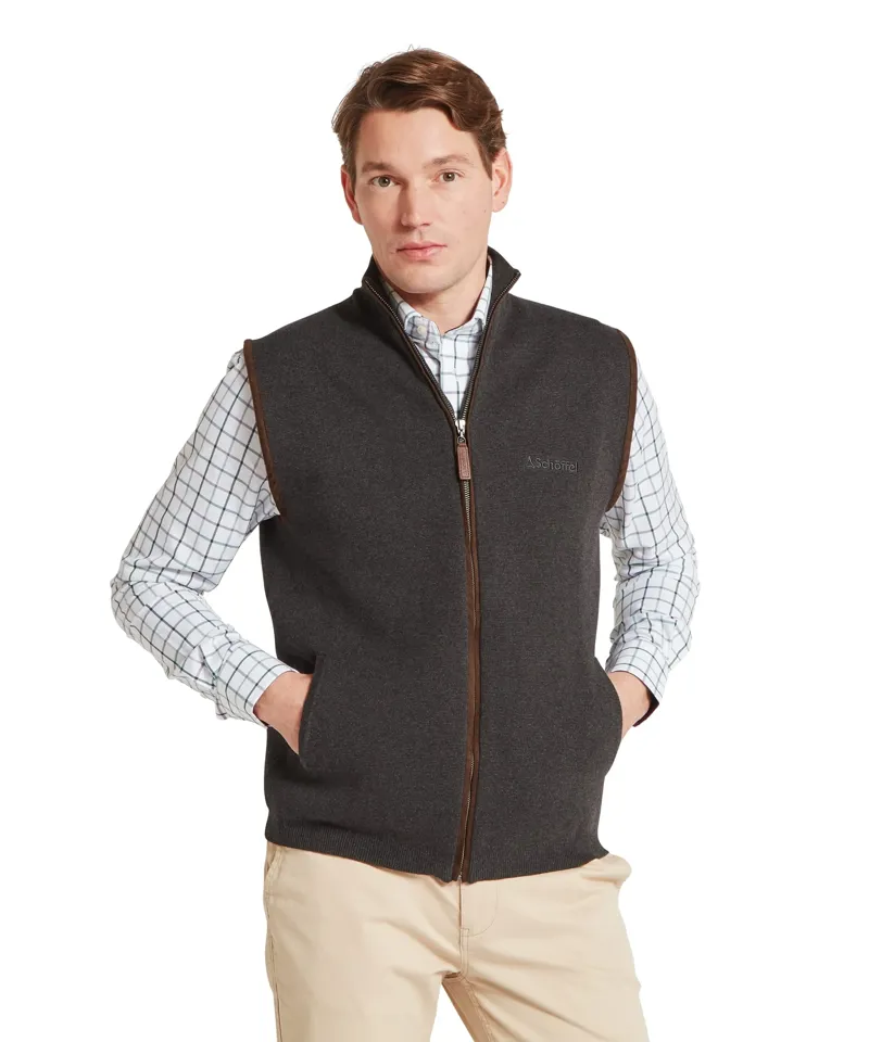 Schoffel Country Marlow Gilet in Charcoal-1