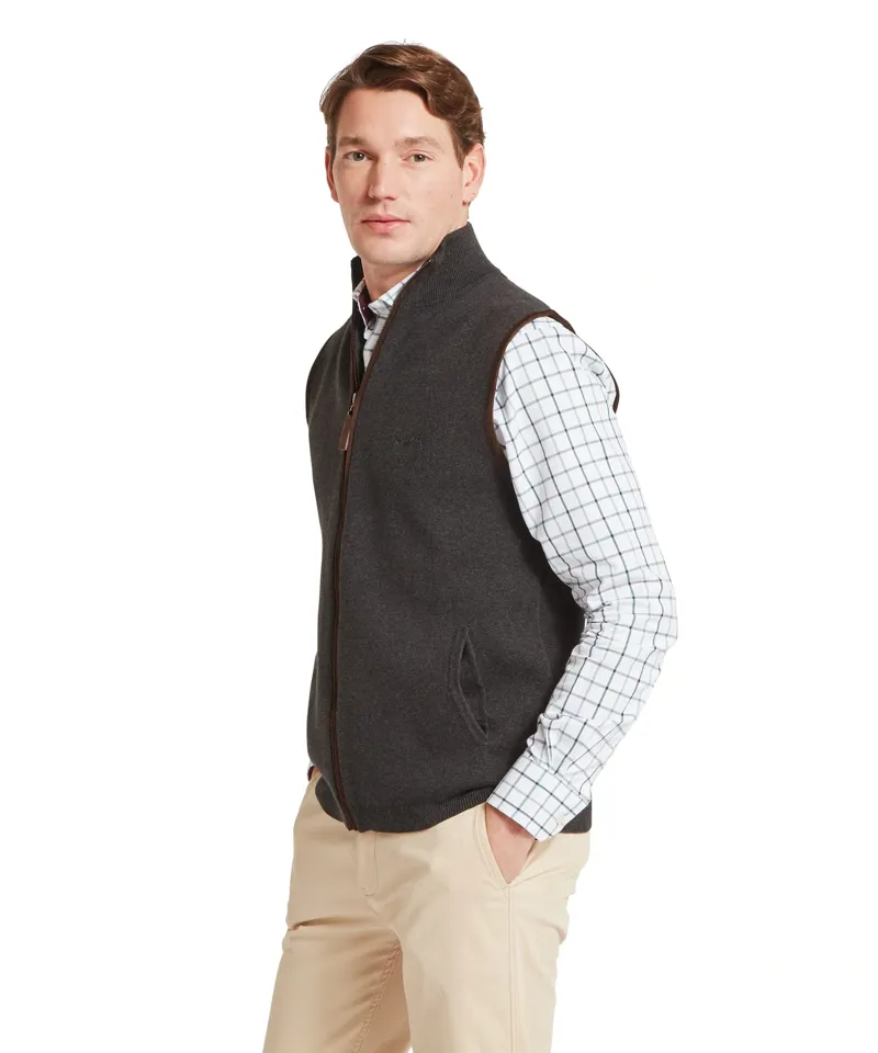 Schoffel Country Marlow Gilet in Charcoal-3
