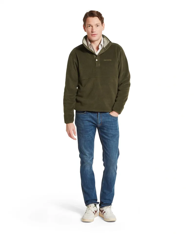 Schoffel Country Norton Fleece in Dark Olive-2