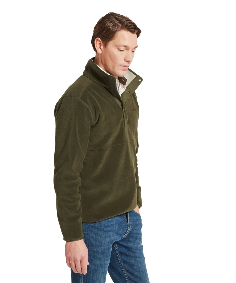 Schoffel Country Norton Fleece in Dark Olive-3