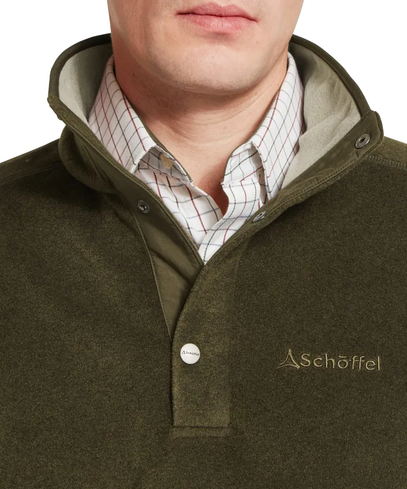 Schoffel Country Norton Fleece in Dark Olive-5