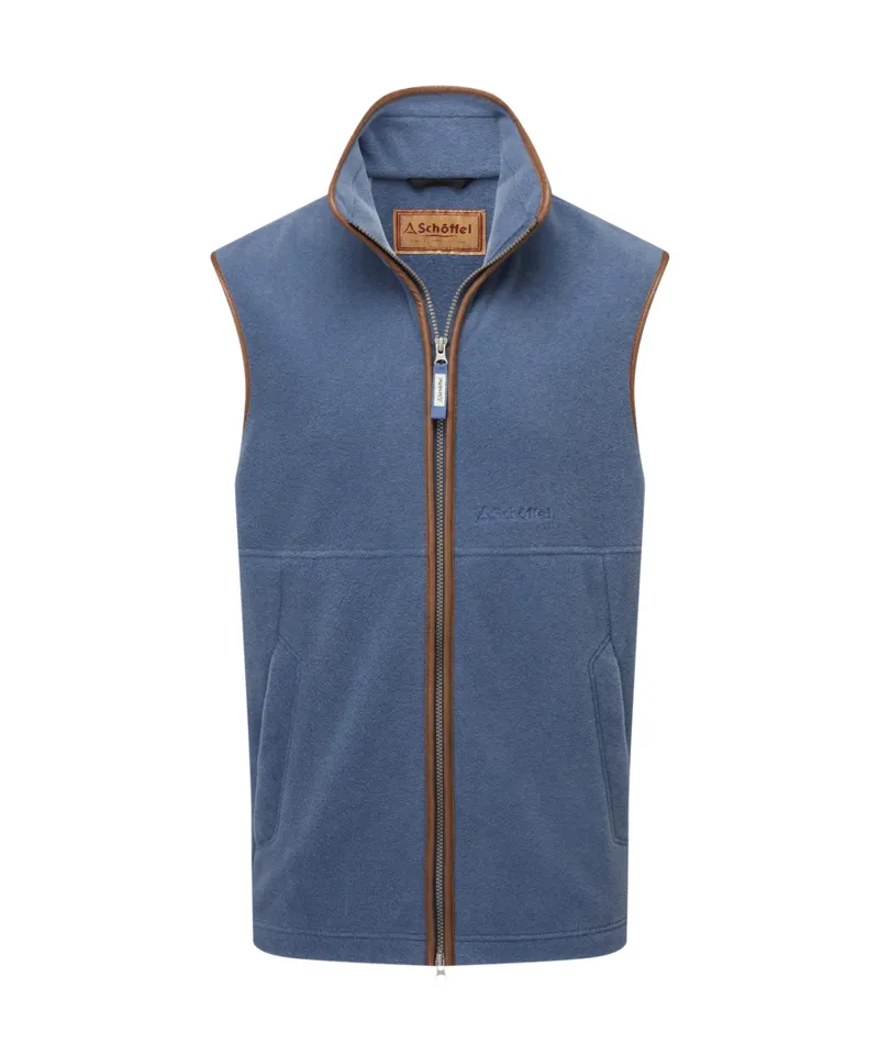 Schoffel Oakham Fleece Gilet Storm Blue