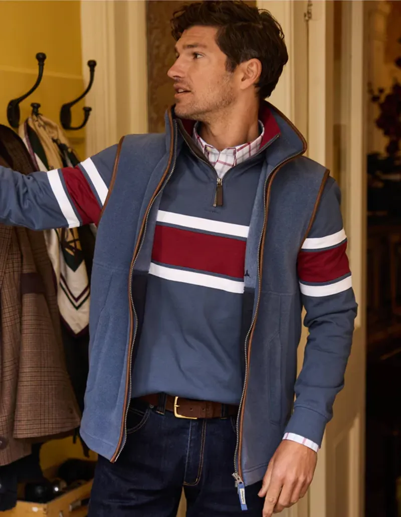 Schoffel Oakham Fleece Gilet Storm Blue-1