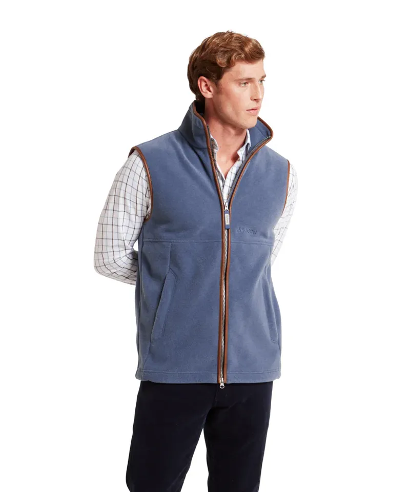 Schoffel Oakham Fleece Gilet Storm Blue-3