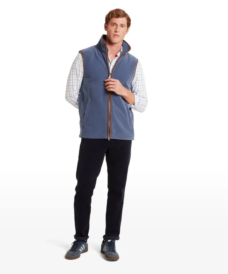 Schoffel Oakham Fleece Gilet Storm Blue-4
