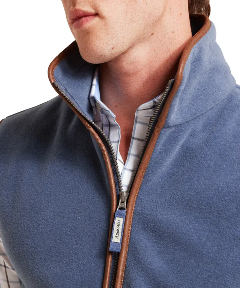 Schoffel Oakham Fleece Gilet Storm Blue-7