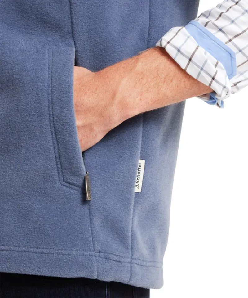 Schoffel Oakham Fleece Gilet Storm Blue-8