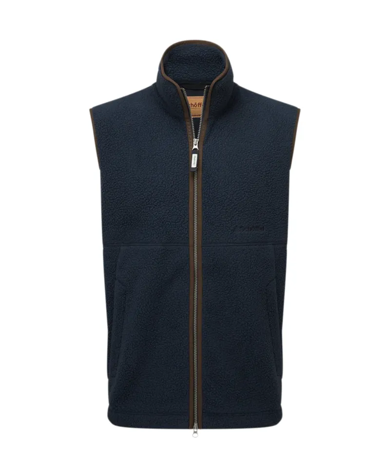 Schoffel Oakham Retro Fleece Gilet True Navy