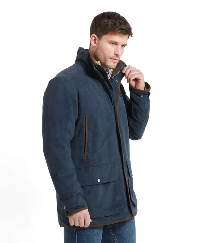 Schoffel Oundle Country Coat Navy-2