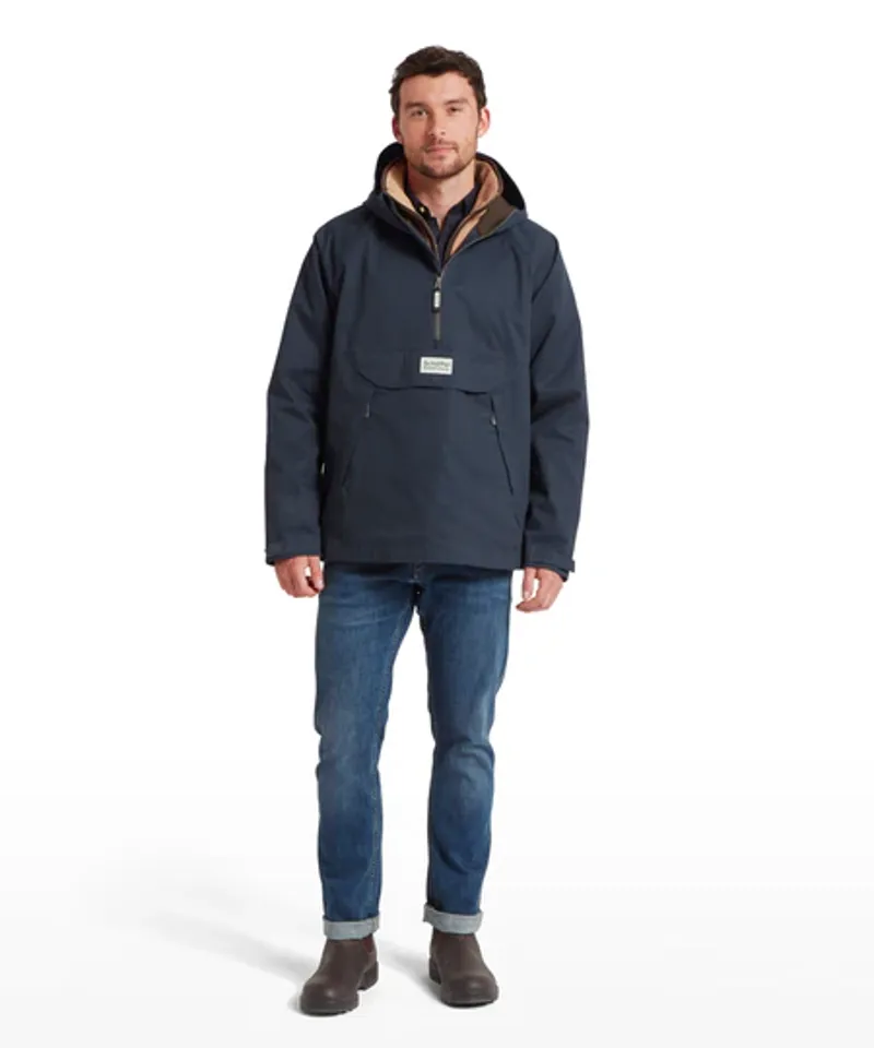 Schoffel Overton Waterproof Anorak Navy-2