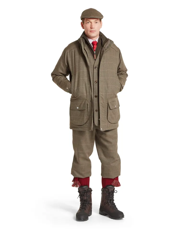 Schoffel Country Ptarmigan Tweed Classic Coat in Lochlane Tweed-4