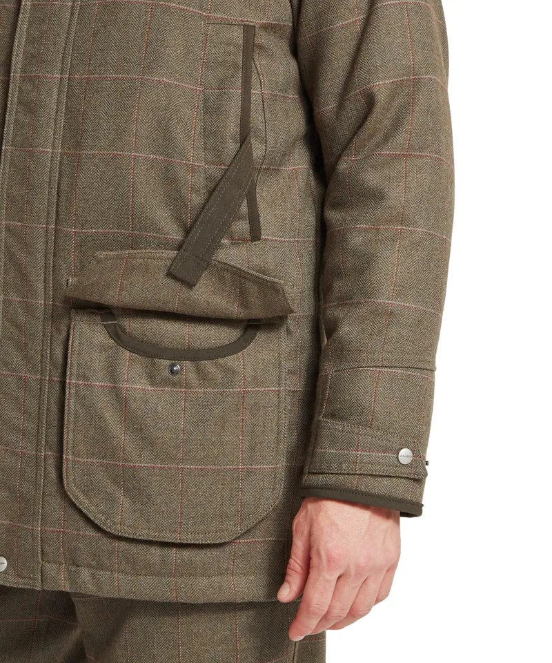 Schoffel Country Ptarmigan Tweed Classic Coat in Lochlane Tweed-7