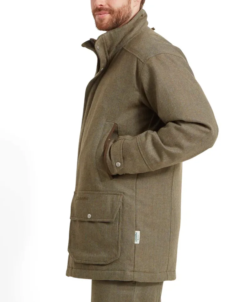 Schoffel Ptarmigan Tweed Classic Coat Loden Tweed-2