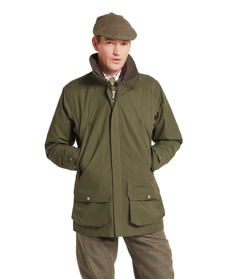 Schoffel Country Snipe Ultralight Coat in Forest-1