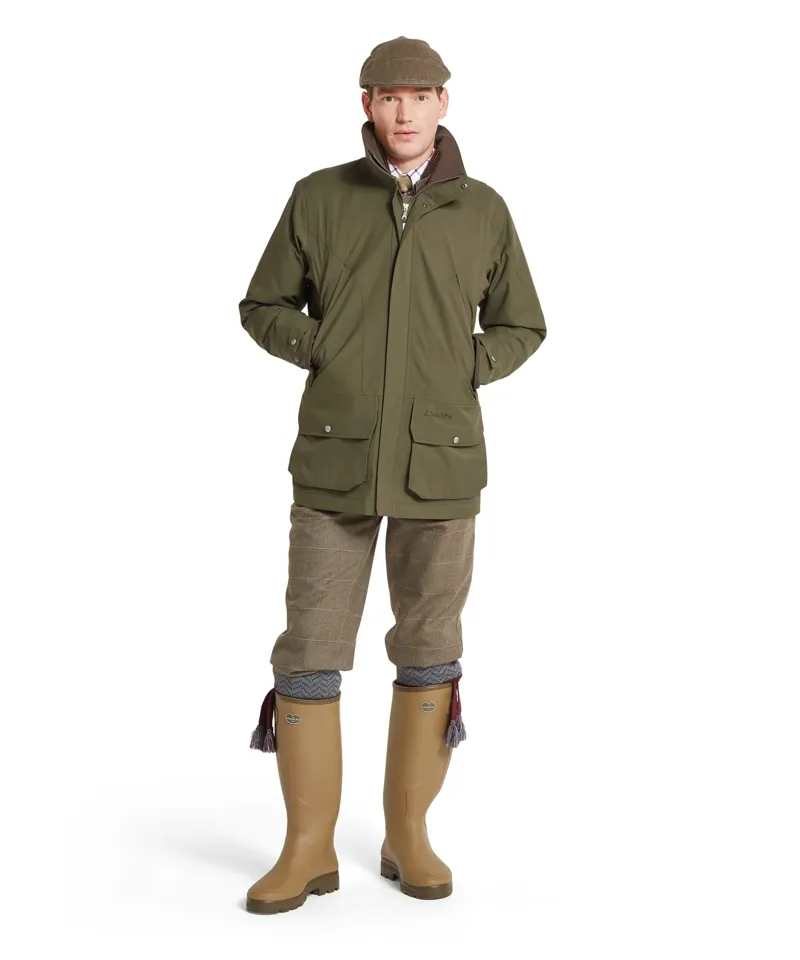 Schoffel Country Snipe Ultralight Coat in Forest-2