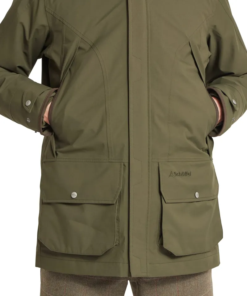 Schoffel Country Snipe Ultralight Coat in Forest-6