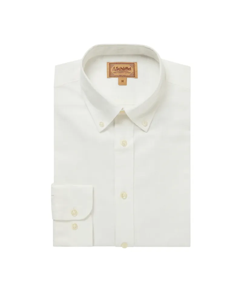 Schoffel Walsingham Linen Shirt White