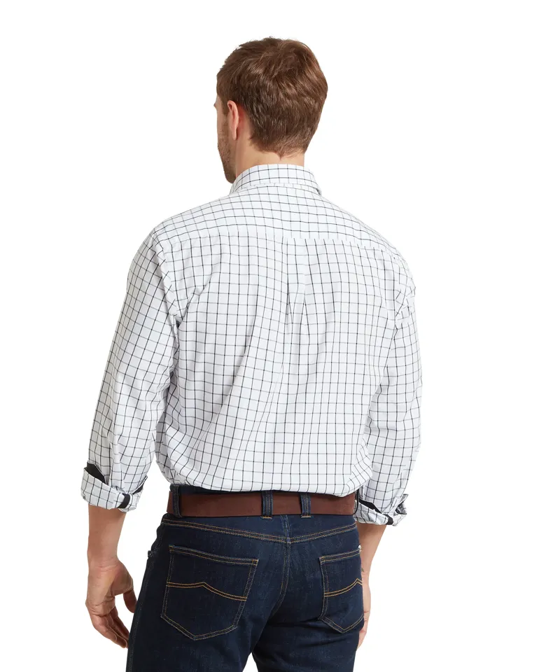 Schoffel Westminster Classic Shirt Navy Check-2
