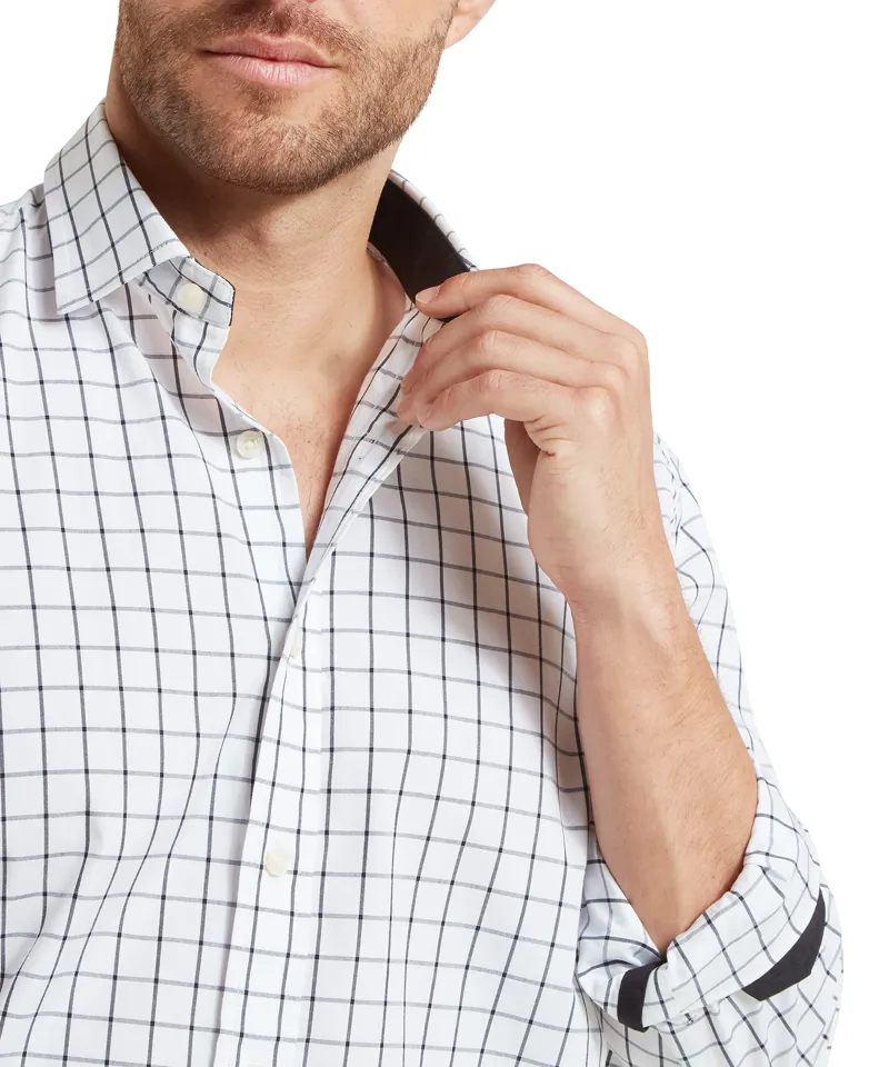 Schoffel Westminster Classic Shirt Navy Check-1