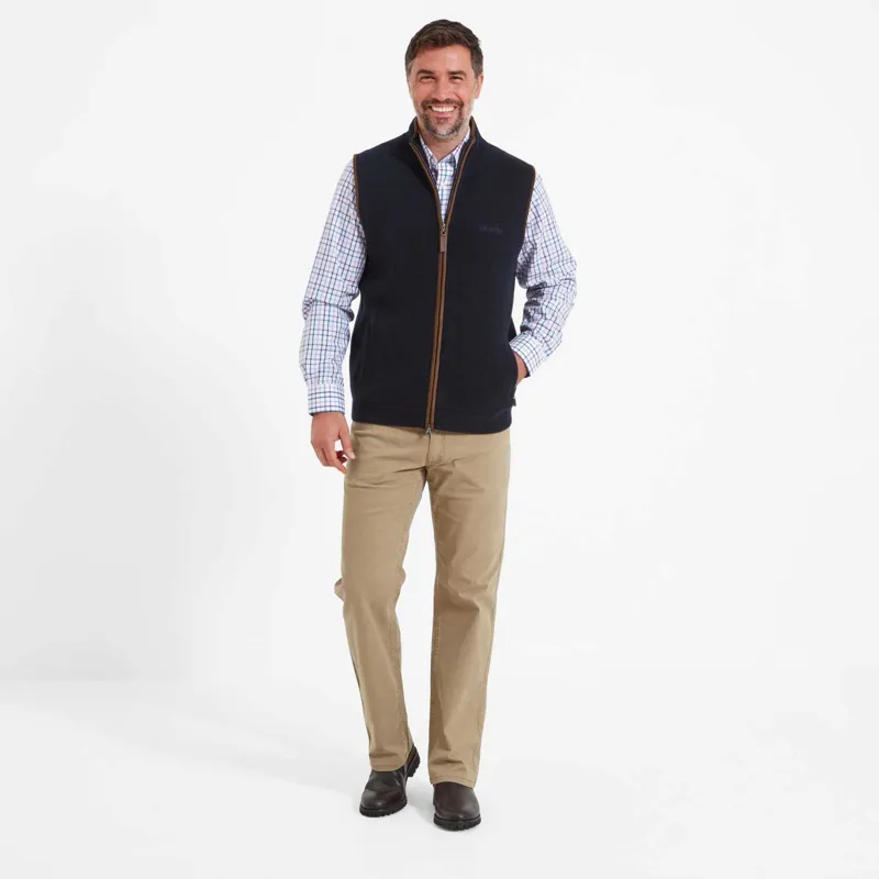 Schoffel Orkney Merino Gilet Navy-2