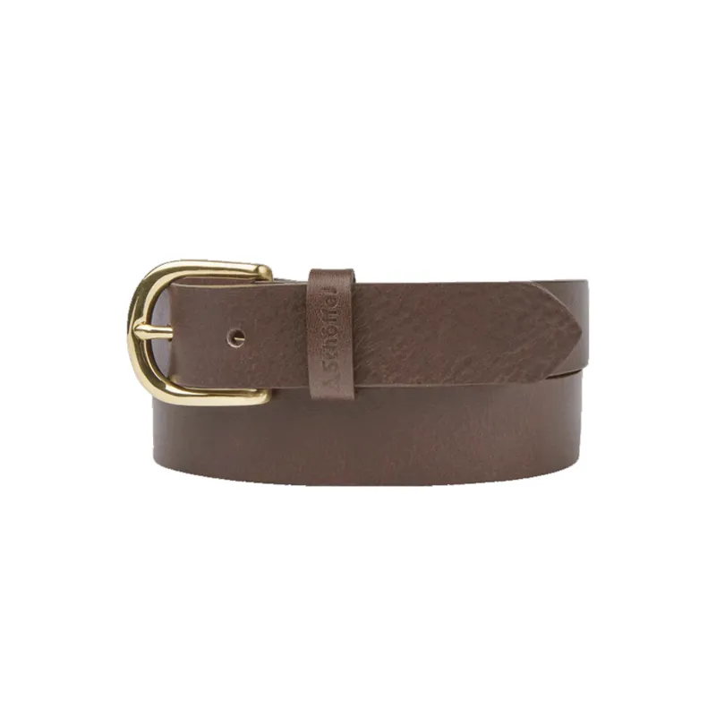 Schoffel Tideswell Leather Belt Dark Brown