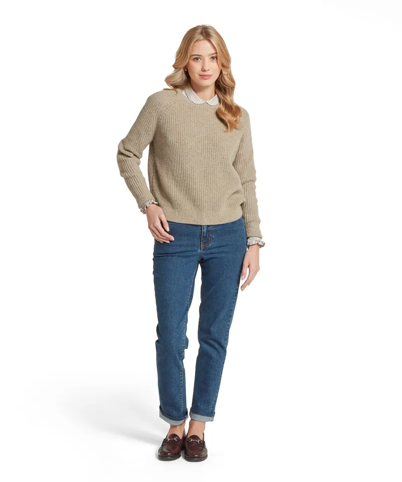 Schoffel Country Balmaha Jumper Women's in Oatmeal-2