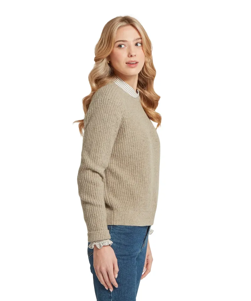 Schoffel Country Balmaha Jumper Women's in Oatmeal-3