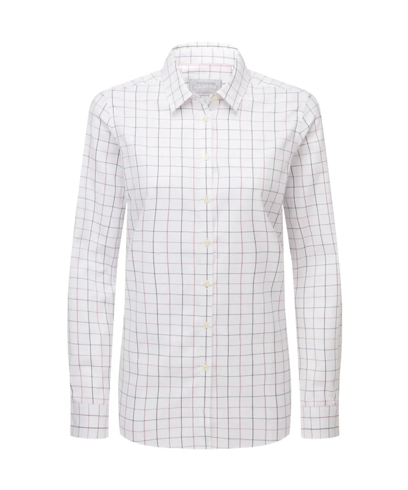 Schoffel Blakeney Shirt Tattersall Dark Mauve 