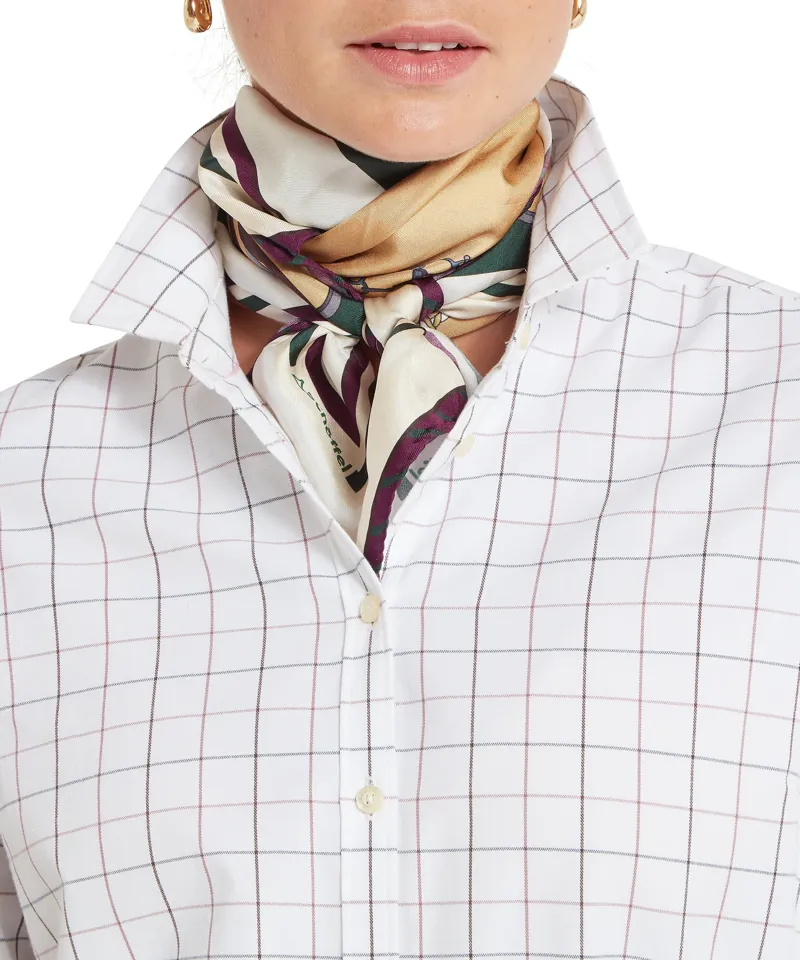 Schoffel Blakeney Shirt Tattersall Dark Mauve -3