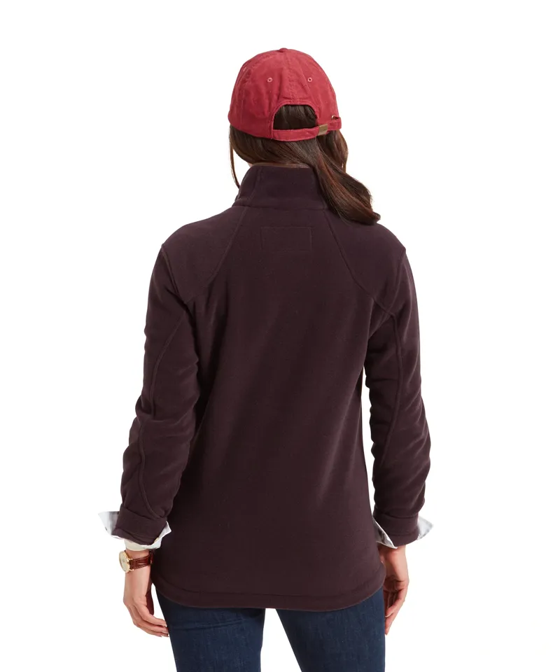 Schoffel Country Burley II Fleece Jacket in Port-2