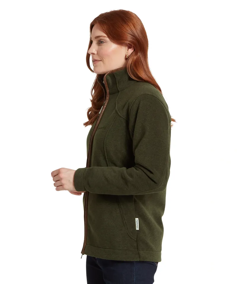 Schoffel Country Burley II Fleece Jacket in Dark Olive-7