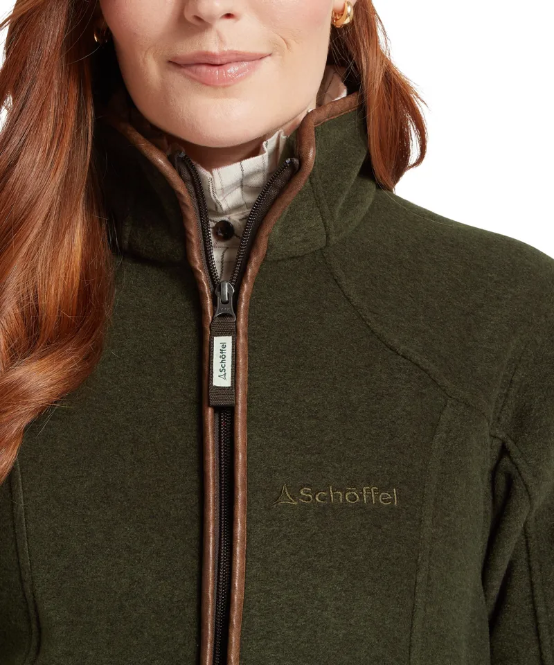 Schoffel Country Burley II Fleece Jacket in Dark Olive-5