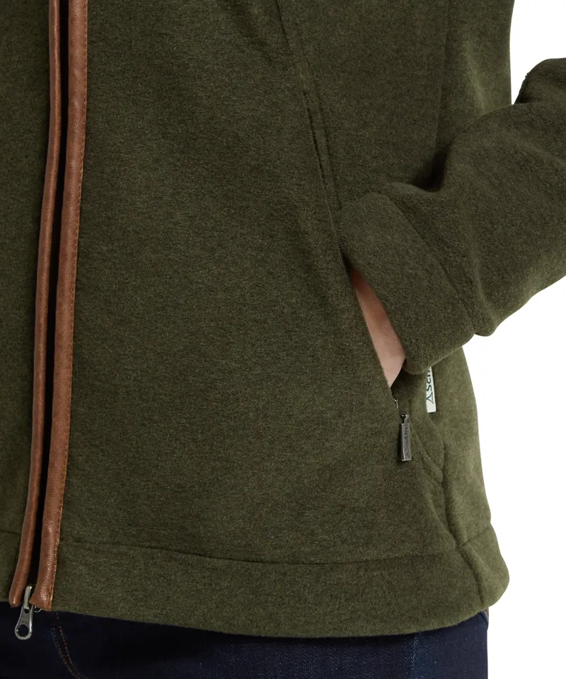Schoffel Country Burley II Fleece Jacket in Dark Olive-6