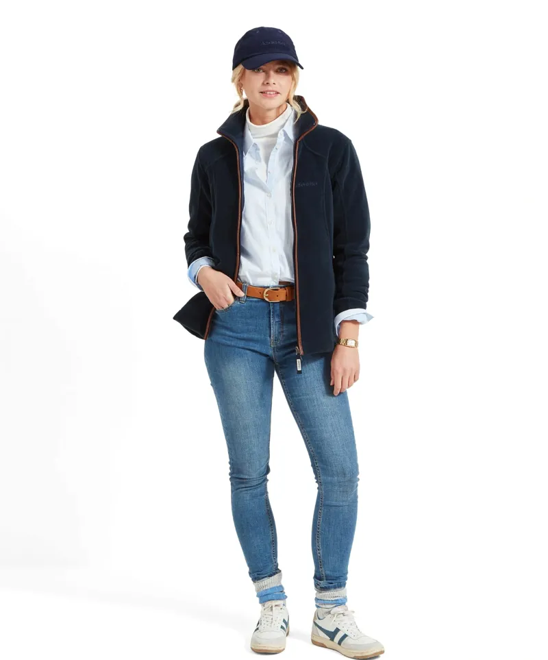 Schoffel Country Burley II Fleece Jacket in Navy-3