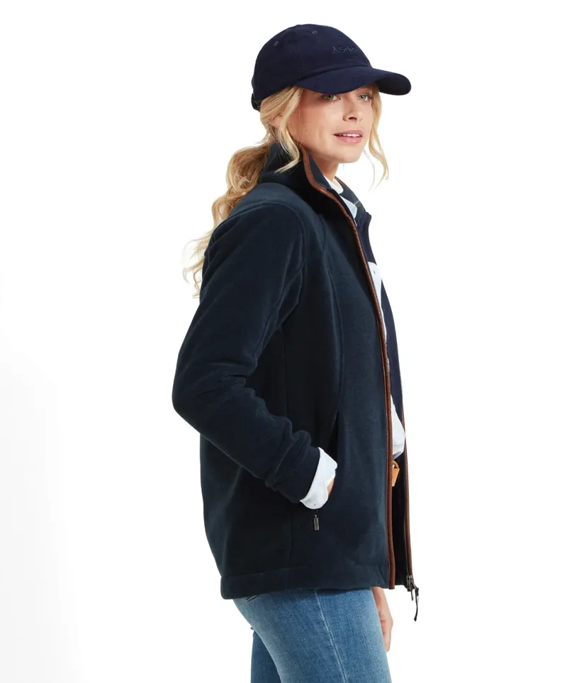 Schoffel Country Burley II Fleece Jacket in Navy-4