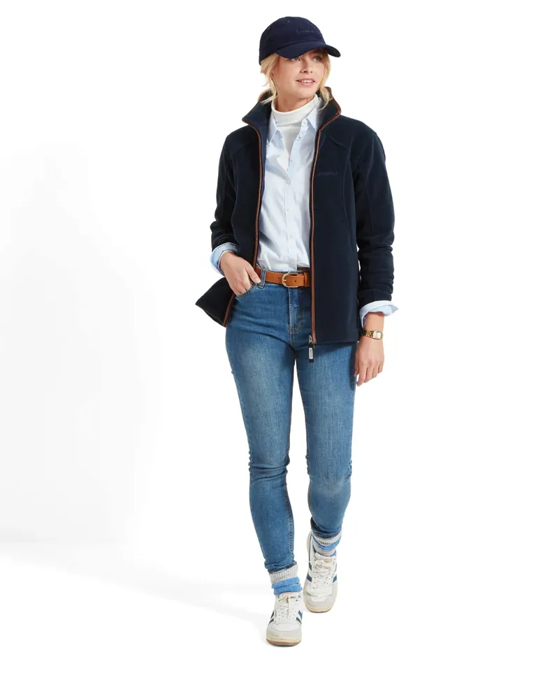Schoffel Country Burley II Fleece Jacket in Navy-2