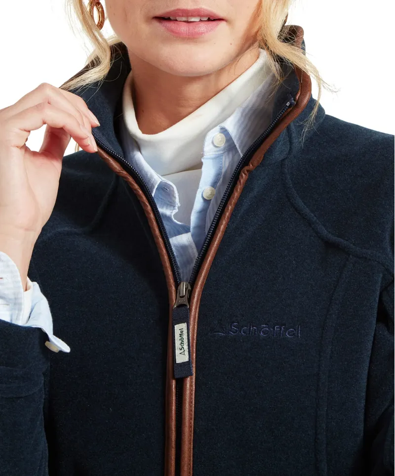 Schoffel Country Burley II Fleece Jacket in Navy-6
