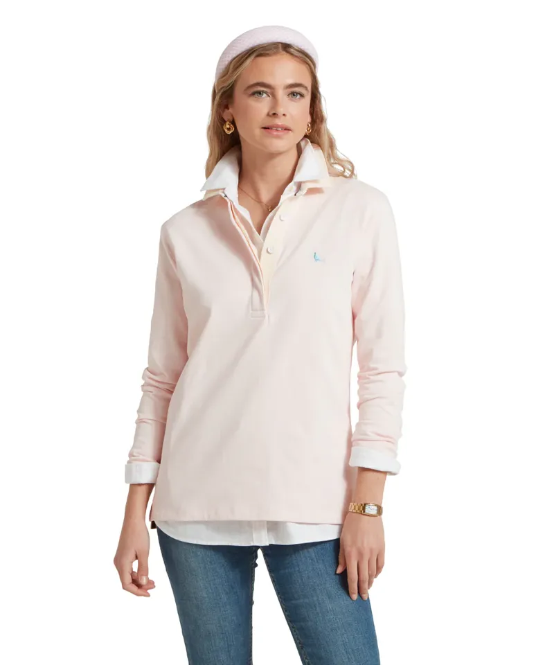 Schoffel Chapel Porth Rugby Shirt Mauve Blush-4
