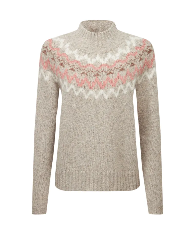 schoffel Evie Fairisle Jumper Cobblestone