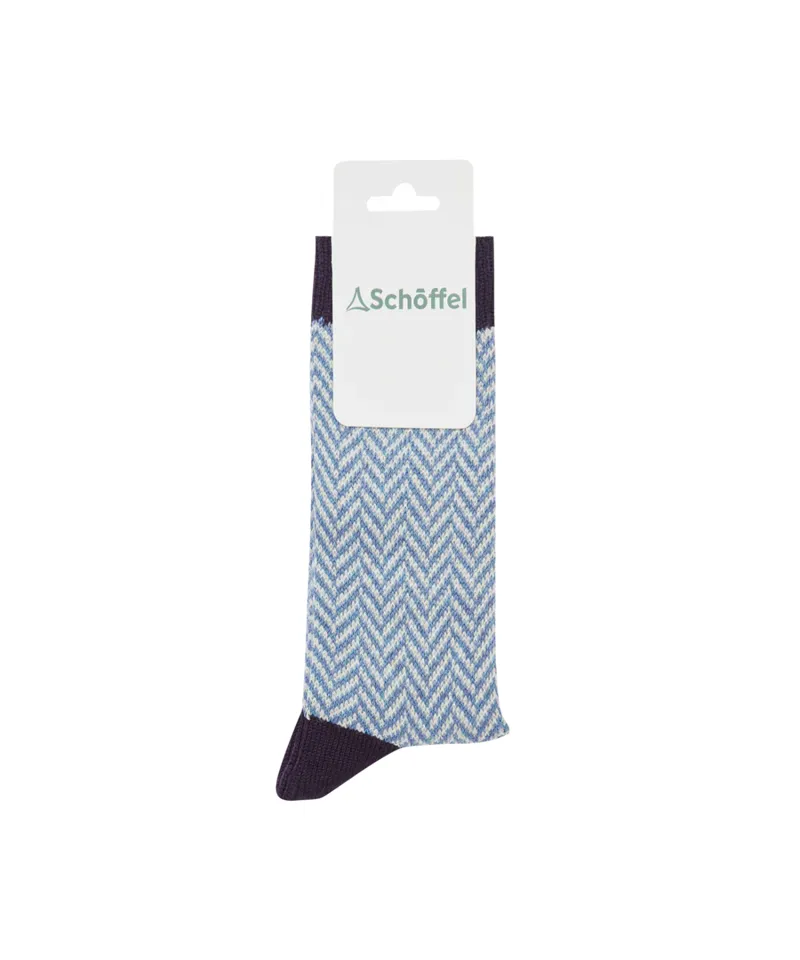 Schoffel Ladies Halkirk Socks Ink Navy